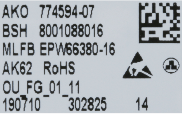 10012045 Ovládací modul naprogramovaný Bosch | Siemens