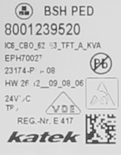 12006780 Ovládací modul naprogramovaný