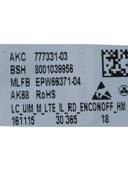 12034319 Ovládací modul naprogramovaný Bosch | Siemens